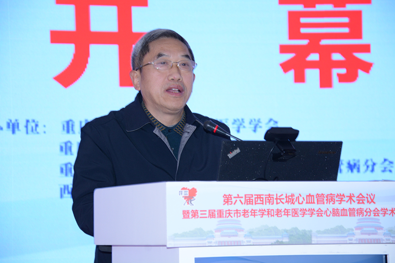 3-重庆市老年学学会沈文彪会长致辞.JPG